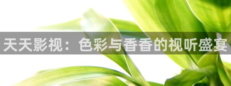 桔子视频大全：天天影视：色彩与香香的视听盛宴